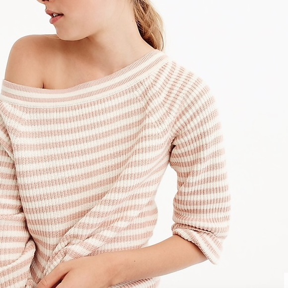 J. Crew Sweaters - J. Crew Relaxed Striped Boatneck Sweater